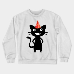 Party cat 2 Crewneck Sweatshirt